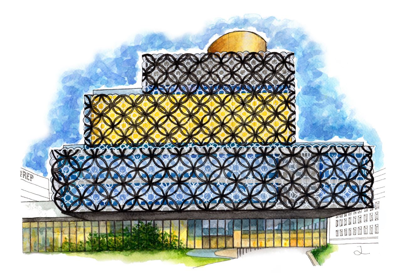 Birmingham Library Greeting Card