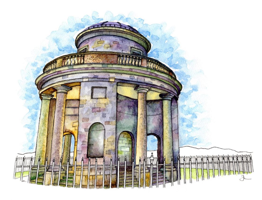 Panorama Tower, Croome Court Original Artwork